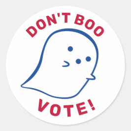 Niedlich Ghost Don't Boo, abstimmen! Aufkleber