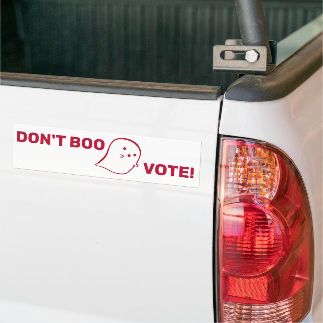 Niedlich Ghost Don't Boo, abstimmen! Autoaufkleber (Auf Lkw)