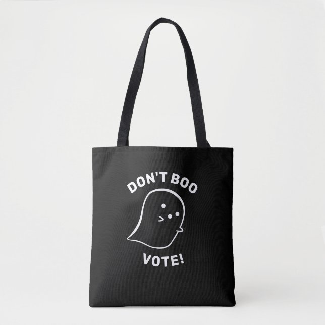 Niedlich Ghost Don't Boo, abstimmen! Schultertasch (Vorderseite)
