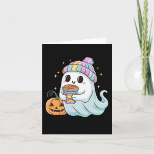 Niedlich Ghost Drink Kaffee Halloween Eiskaffee Wo Karte