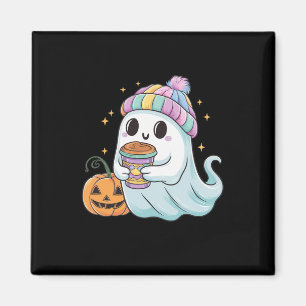 Niedlich Ghost Drink Kaffee Halloween Eiskaffee Wo Magnet