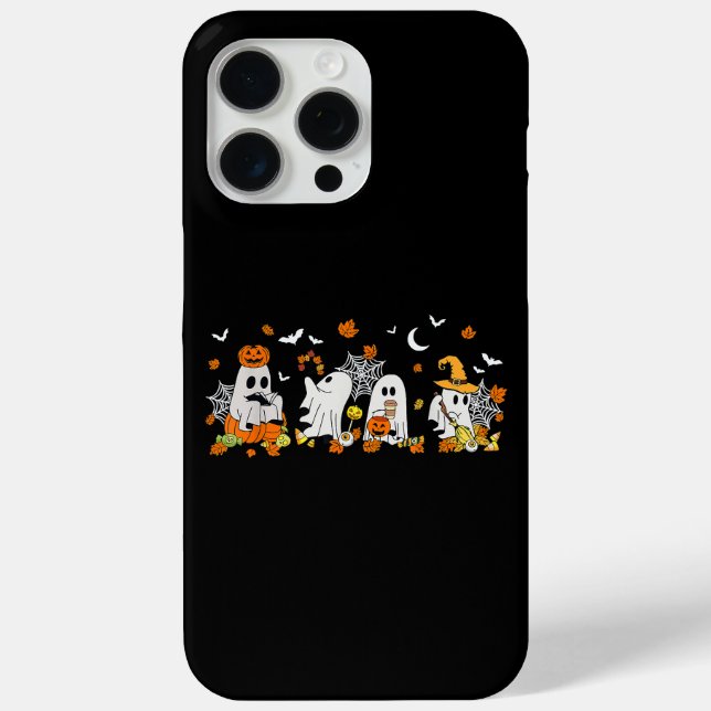 Niedlich Ghost Drink Kaffee Halloween Fall Ghost B Case-Mate iPhone Hülle (Rückseite)