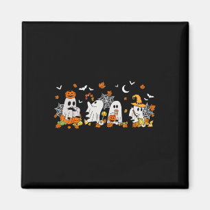 Niedlich Ghost Drink Kaffee Halloween Fall Ghost B Magnet