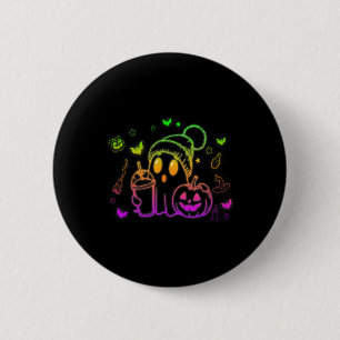 Niedlich Ghost Drink Kaffee Halloween Ghost-Kaffee Button