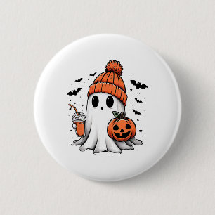 Niedlich Ghost Drink Kaffee Halloween Ghost-Kaffee Button