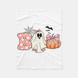 Niedlich Ghost Floral Boo Halloween Boy Girl Ghost Fleecedecke