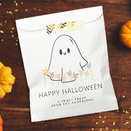 Niedlich Ghost Floral Halloween Geschenktütchen