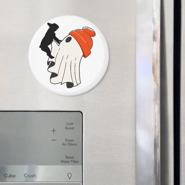 Niedlich Ghost French Bulldog Lover Magnet (In Situ (Kühlschrank))