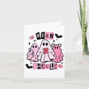Niedlich Ghost Gemein Ghouls Funny Halloween Kostü Karte