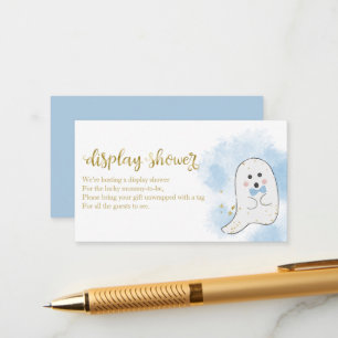 Niedlich Ghost Halloween Baby Shower Showdusche En Begleitkarte