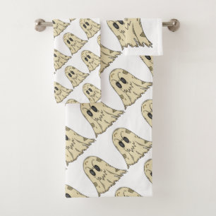 Niedlich Ghost Halloween Badhandtuch Set