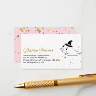 Niedlich Ghost Halloween Kinderdusche Showdusche Begleitkarte