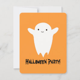 Niedlich Ghost Halloween-Party Einladung