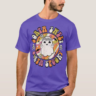 Niedlich Ghost Halloween Sorta Sweet Sorta Spooky  T-Shirt