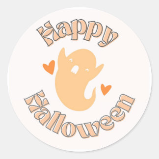 Niedlich Ghost Halloween Sticker