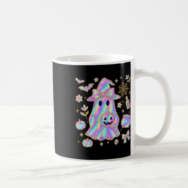 Niedlich Ghost Hexe Shirt Pumpkin Cauldron Spider  Kaffeetasse (Rechts)