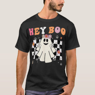 Niedlich Ghost Hey Boo Funny Halloween Kleinkind W T-Shirt
