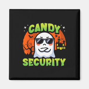 Niedlich Ghost Kids Halloween - Candy Security - F Magnet