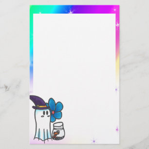 Niedlich Ghost Kurt Spoopyton Stationary Briefpapier