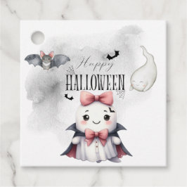 Niedlich Ghost Pumpkin Bat Halloween Geschenkanhänger