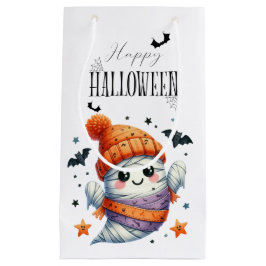 Niedlich Ghost Pumpkin Halloween Holiday Kleine Geschenktüte