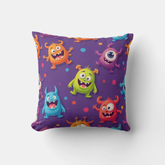 Niedlich Ghost & Pumpkin-Muster Halloween-Throw-Pi Kissen