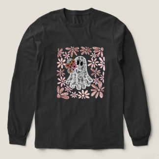 Niedlich Ghost-Shirt für Women Halloween-Shirt Tri-Blend Shirt