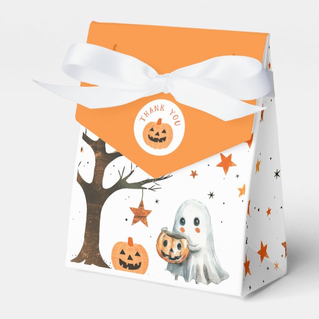 Niedlich Ghost Star Muster Halloween Kinderdusche Geschenkschachtel (Vorderseite)