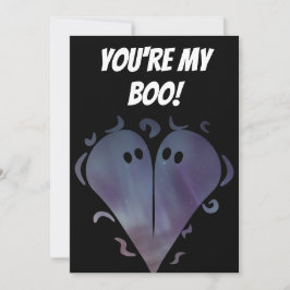 Niedlich Ghost-Valentinstag-Karte Einladung
