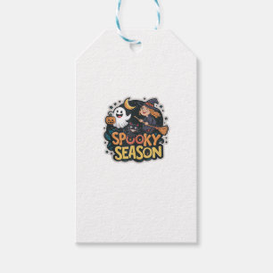 Niedlich Ghost Witz Black Cat Halloween Boo Ghost Geschenkanhänger
