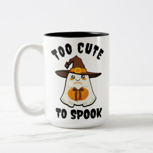 Niedlich Ghost zu Niedlich, um Cartoon Halloween S Zweifarbige Tasse