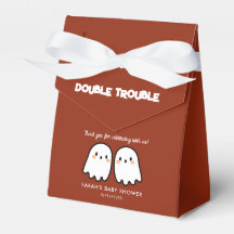 Niedlich Ghosts Double Trouble Twins Baby Dusche