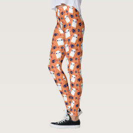 Niedlich Ghosts Halloween Leggings