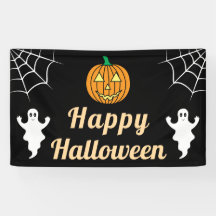 Niedlich Ghosts Pumpkin Spider Web Fun Halloween-P