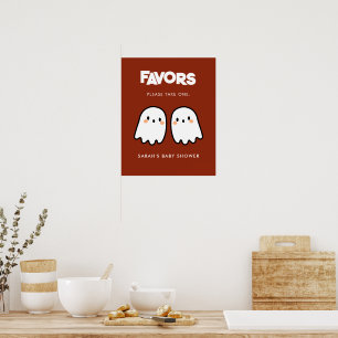 Niedlich Ghosts Twins Baby Duwer favorisiert Schil Poster