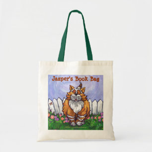 Niedlich Ginger Cat Book Bag Tragetasche