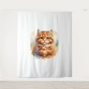 Niedlich Ginger Tabby Cat Classic T - Shirt Wandteppich