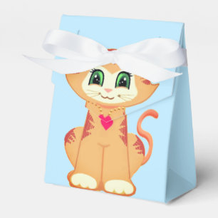 Niedlich Ginger Tabby Kitty Cat Vielen Dank Geschenkschachtel