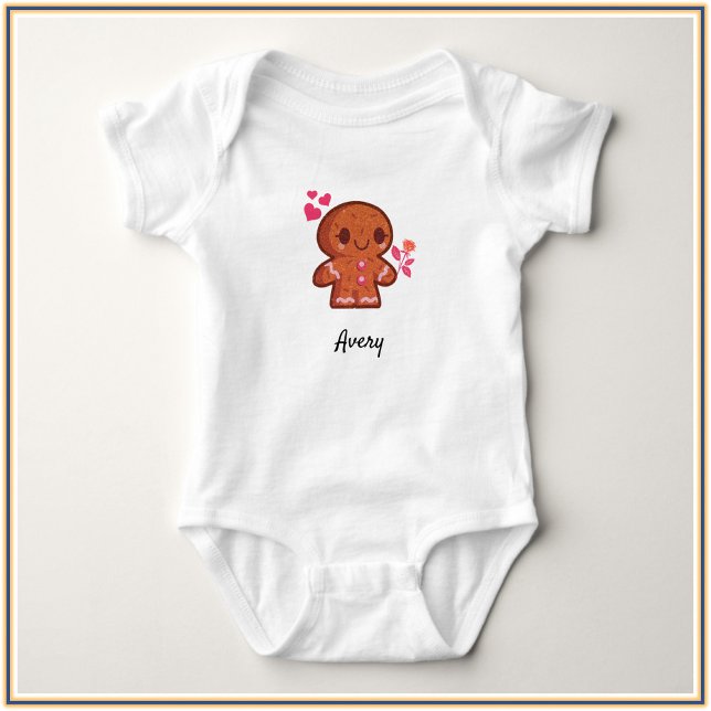 Niedlich Gingerbread Man Baby Strampler (Von Creator hochgeladen)