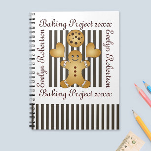 Niedlich Gingerbread Man Cookie Notizblock