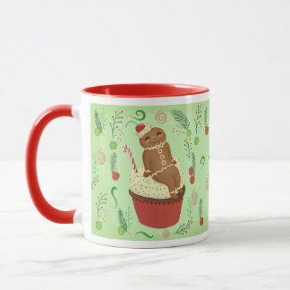 Niedlich Gingerbread Man Green Tasse