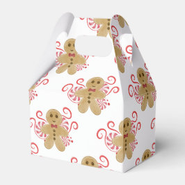 Niedlich Gingerbread Man & Peppermint Weihnachten Geschenkschachtel