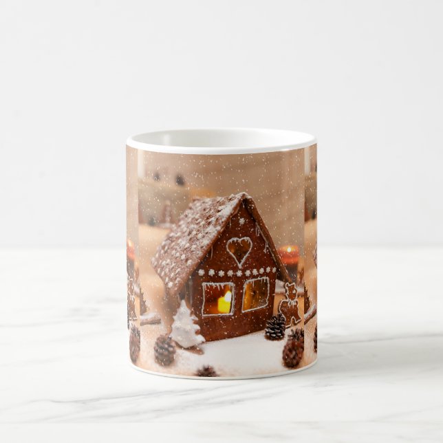 Niedlich Gingerbrei Weihnachten Kaffeetasse (Mittel)