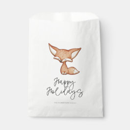 Niedlich Gingerbrot Fox Holiday Geschenktütchen