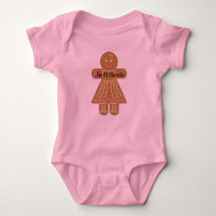 Niedlich Gingerbrot Lady Baby Bodysuit Baby Strampler