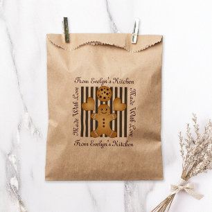 Niedlich Gingerbrot Mann Cookie Leckerei Geschenktütchen