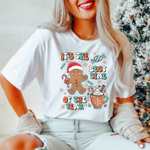 Niedlich Gingerbrot Mann Weihnachten T - Shirt