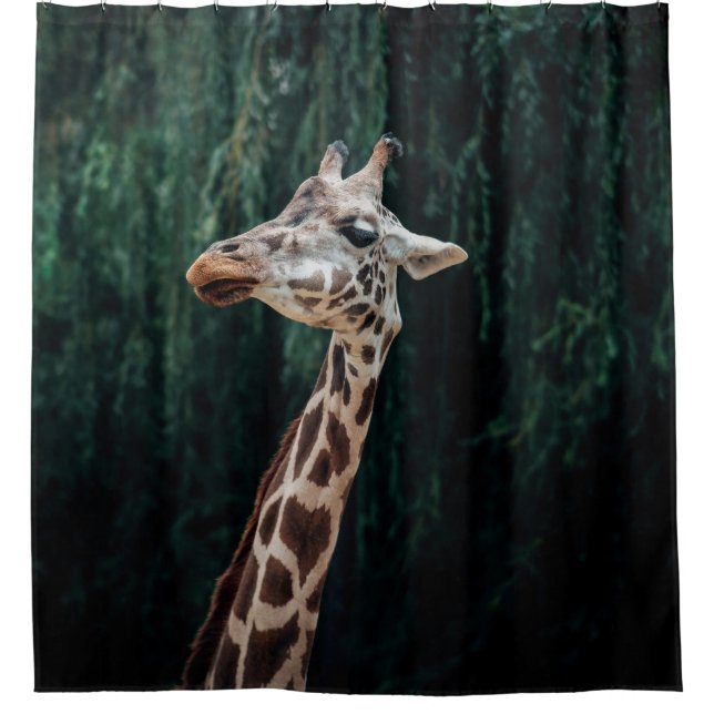 NIEDLICH GIRAFFE PORTRAIT DUSCHVORHANG (Vorderseite)