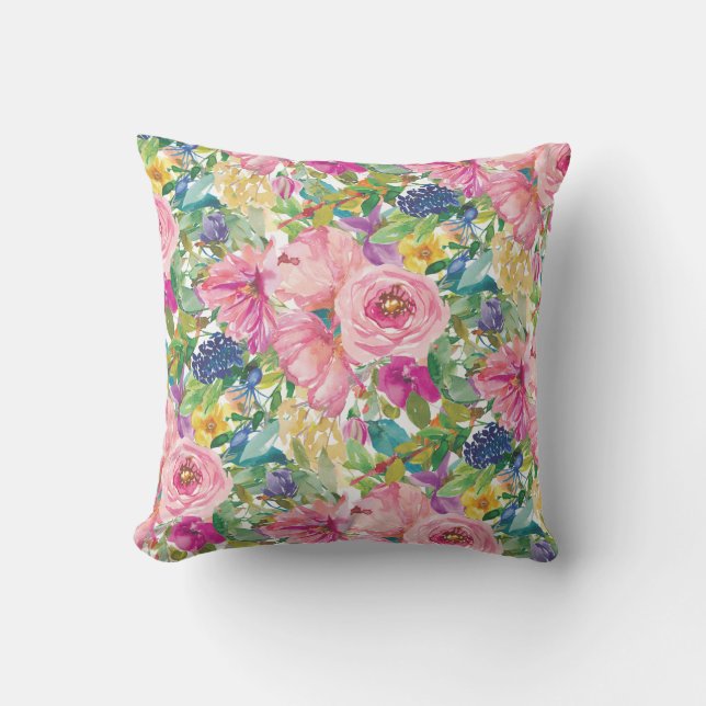 Niedlich Giralrosa Kissen (Vorderseite)