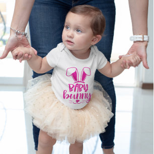 Niedlich Girl Baby Bunny Oster Strampler